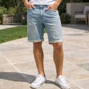 Empyre Distressed Jean Shorts Size 34